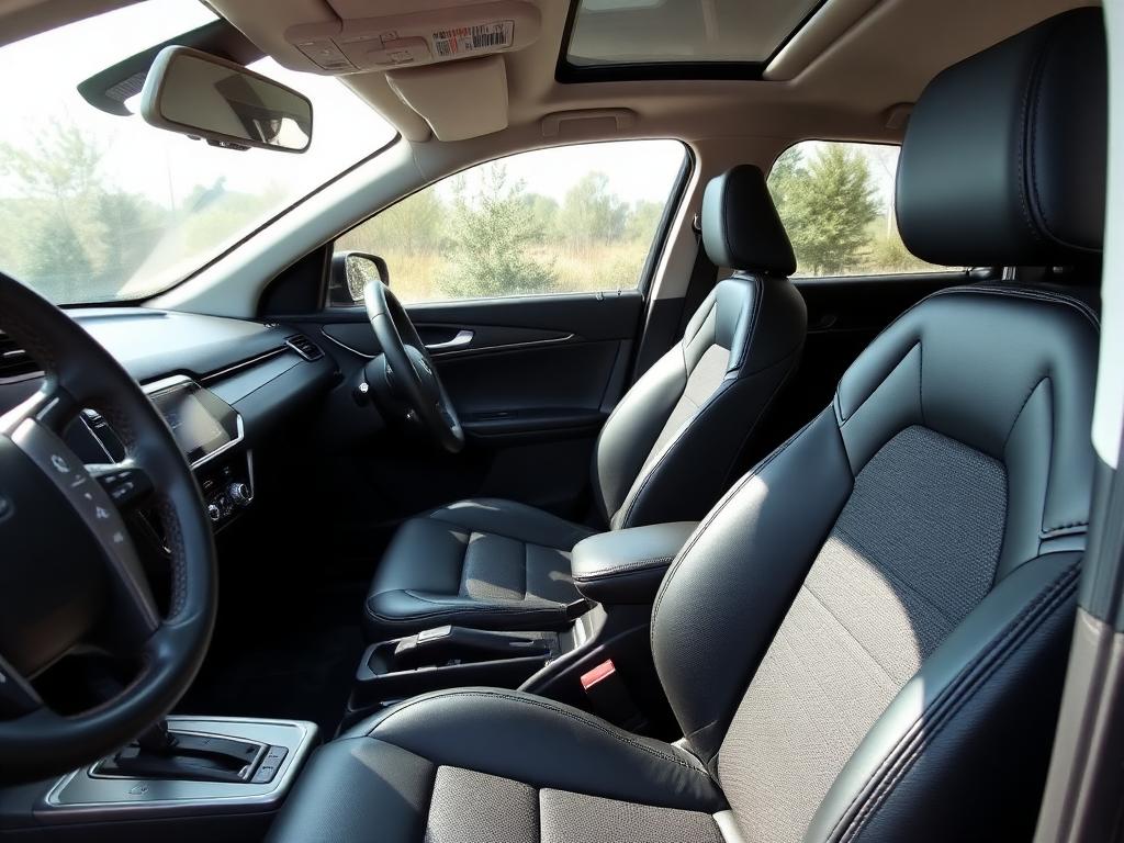 Detailed interior of a pre-owned vehicle at Park Avenue Motors